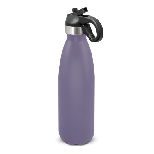 Mauve Flip Lid Powder Coated Vacuum Bottles